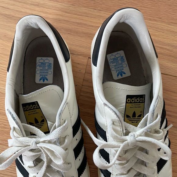 Adidas Superstar 80s DLX Sneaker - Vintage White & Black - 10.5 - Picture 5 of 14